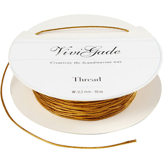 Gold Thread - 0.5mm (10metres)