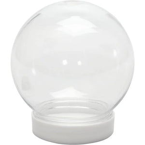 Snow globe H: 8,5cm D:8cm Holes size 4,7cm single