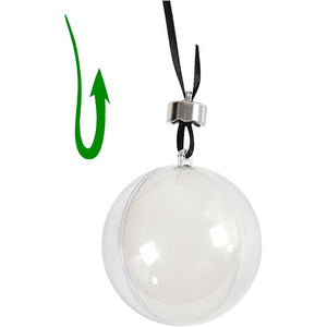 Baubles to Decorate - Transparent 8cm (Pack of 5)