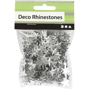 Creativ Silver Rhinestones - 360 Pieces (Assorted Sizes)