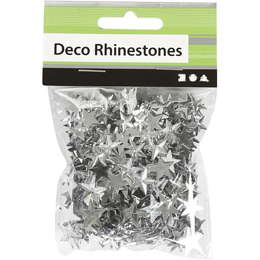 Creativ Silver Rhinestones - 360 Pieces (Assorted Sizes)