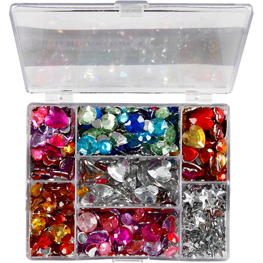 Rhinestones in Display Box