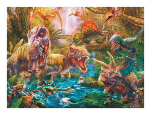 T-Rex Attack! 150 Piece Xxl Jigsaw Puzzle