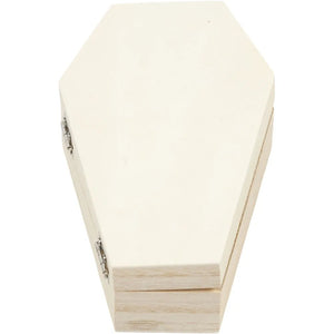 Coffin with magnetic lock, H: 4 cm, L: 18 cm, W: 10 cm