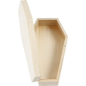 Coffin with magnetic lock, H: 4 cm, L: 18 cm, W: 10 cm