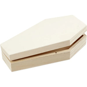 Coffin with magnetic lock, H: 4 cm, L: 18 cm, W: 10 cm