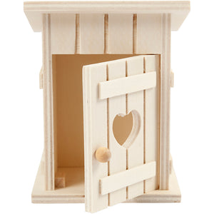 Miniature outhouse