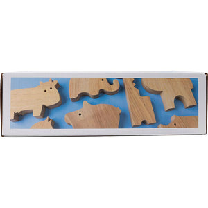 Wooden Animals - Farm and Safari 3-145cm (44 Pack)