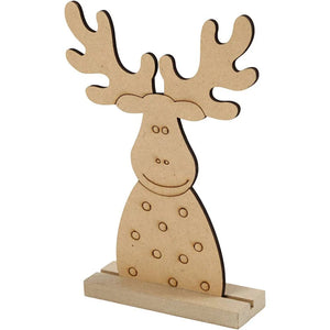 Wooden Christmas Ornament - Reindeer 15cm