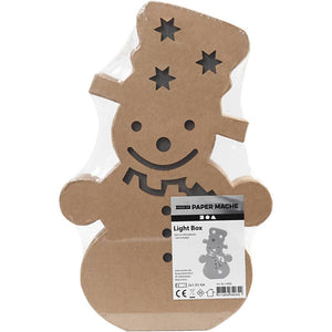 Christmas Figure with light - Snowman (27x4x17.5cm)