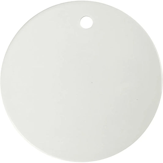 Ceramic Plate Diameter 15cm Thickness 0.5cm - White