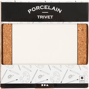 Trivet with cork frame