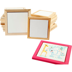 Trivet with wooden frame