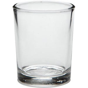 Tealight holder in glass