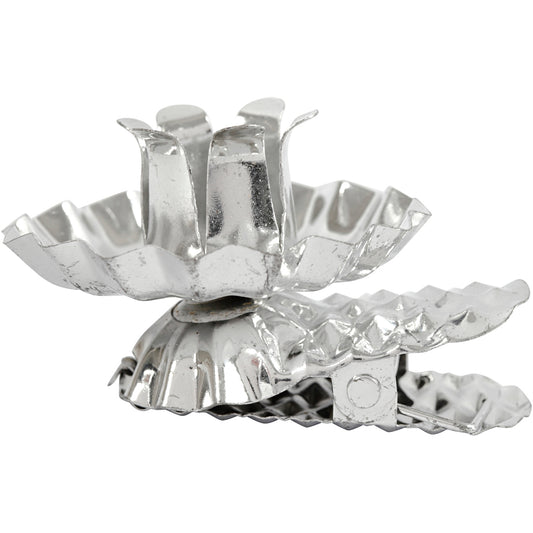 Clip on candle holder