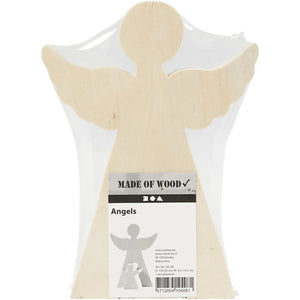 2in1 Angel Wooden Figure