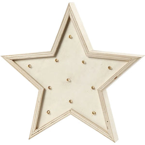 Light Box, H: 26 cm, Depth 3,5 cm, Plywood