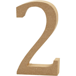 MDF Number 13cm 2