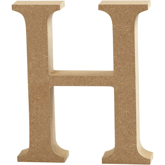 Letter, H, H: 8 cm, thickness 1,5 cm, 1 pc