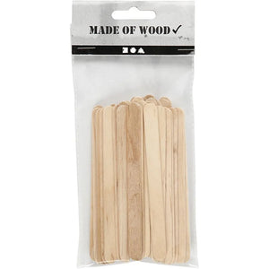 Ice Lolly Sticks, L: 11.5 Cm, W: 10 Mm, 200 Pcs, B