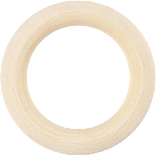 Curtain Ring, D: 55 Mm, Inner Size 40 Mm, 6 Pcs