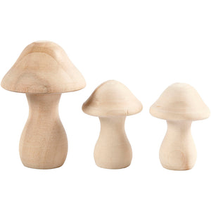 Wooden Mushrooms