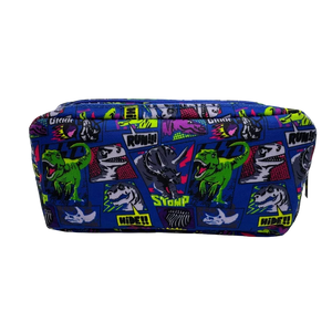 Supreme Stationery Double Pencil Case - Dino Stomp