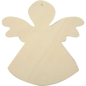 Wooden Angel 12x11 cm (6 Pack)