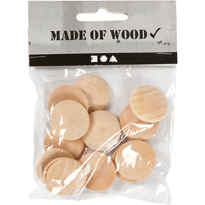 Wooden buttons