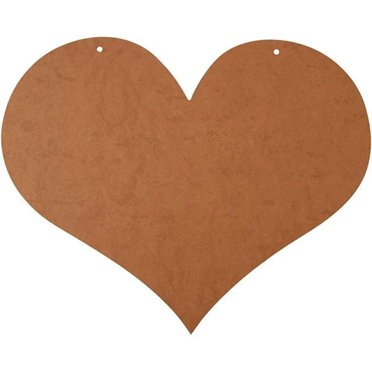 MDF heart 50x40cm