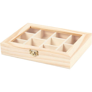 Box with Glass Lid