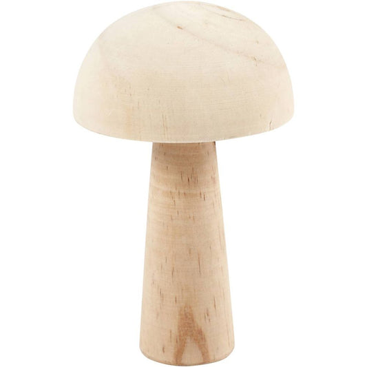 Wooden Toadstool - 14x9cm