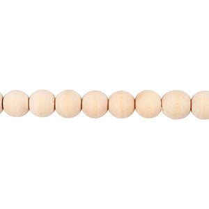 Wooden Beads Diameter.10 Hole Size 2.5mm (40 Pack)