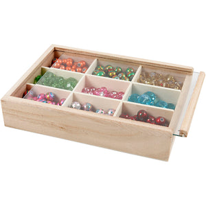 Display box with Glass Sliding Lid