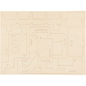 3D Wooden Construction Kit