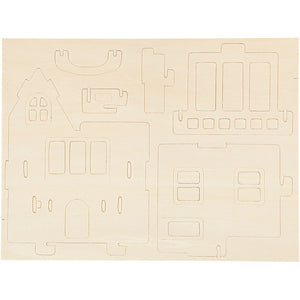 3D Wooden Construction Kit