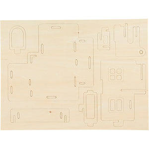 3D Wooden Construction Kit