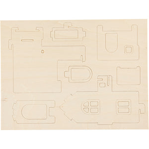 3D Wooden Construction Kit