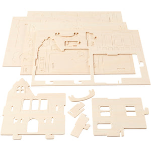 3D Wooden Construction Kit