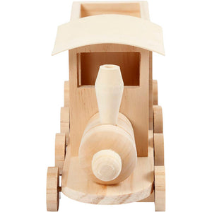 Toy train with carriage