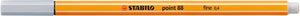STABILO Fineliner Pen - Point 88 (Light Grey)