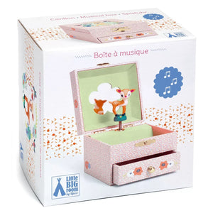 Djeco Musical Box Wood fawn