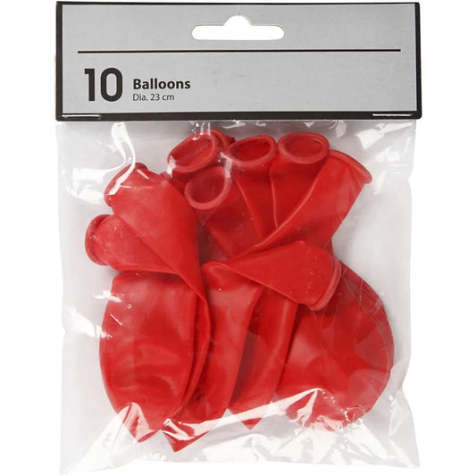 Balloons - Red (10 Pack)