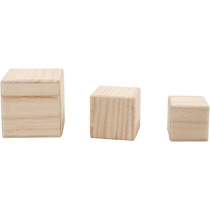 Wood cubes