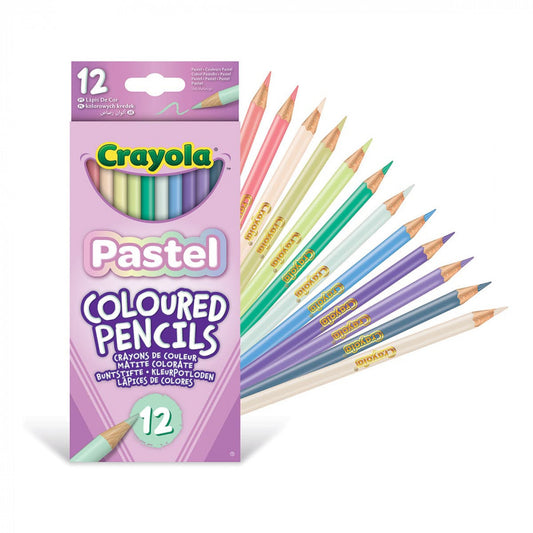Crayola 12 Pastel Colouring Pencils