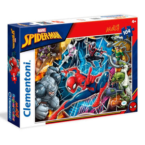 Supercolor Jigsaw Puzzle - Marvel Spiderman (104 Piece)