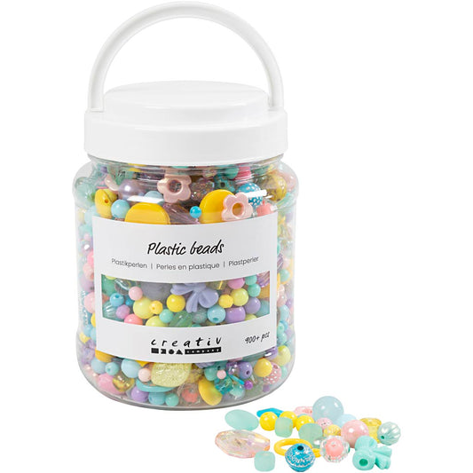 Plastic beads