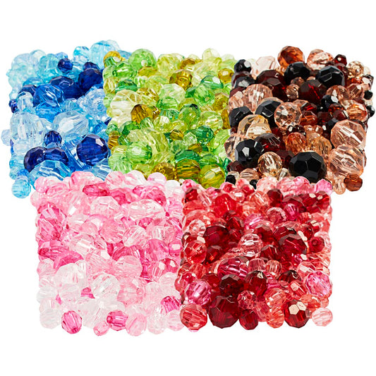 Faceted Bead Mix