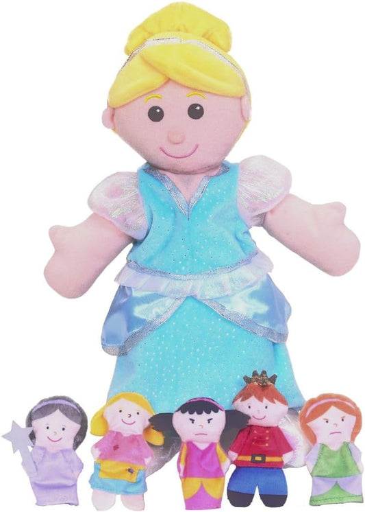 Fiesta Cinderella Hand And Finger Puppet Set