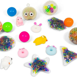 Sensory Squish Box Set - 20 Sensory Toys